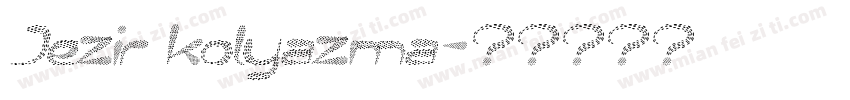 Jezir kolyazma字体转换
